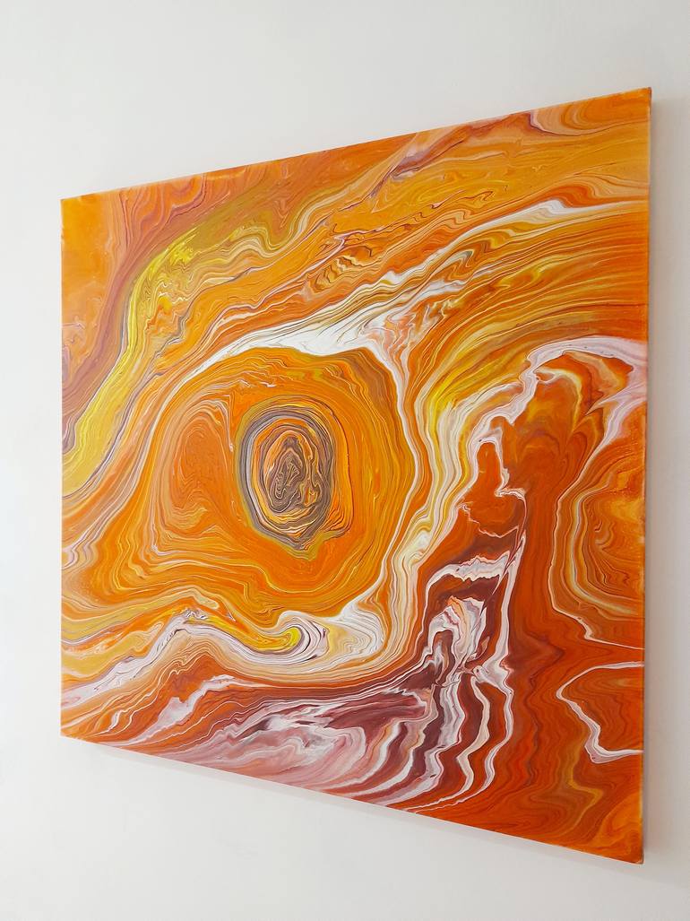 Original Art Deco Abstract Painting by Mir Ele