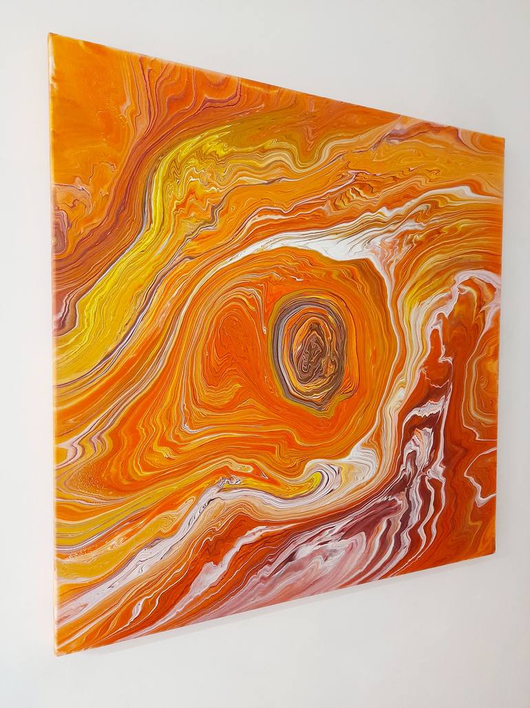 Original Art Deco Abstract Painting by Mir Ele