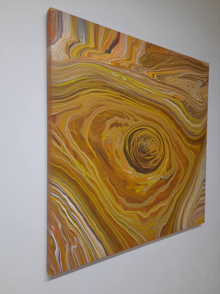 Original Art Deco Abstract Painting by Mir Ele