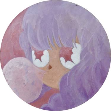 Original Surrealism Cartoon Painting by Agum Gum