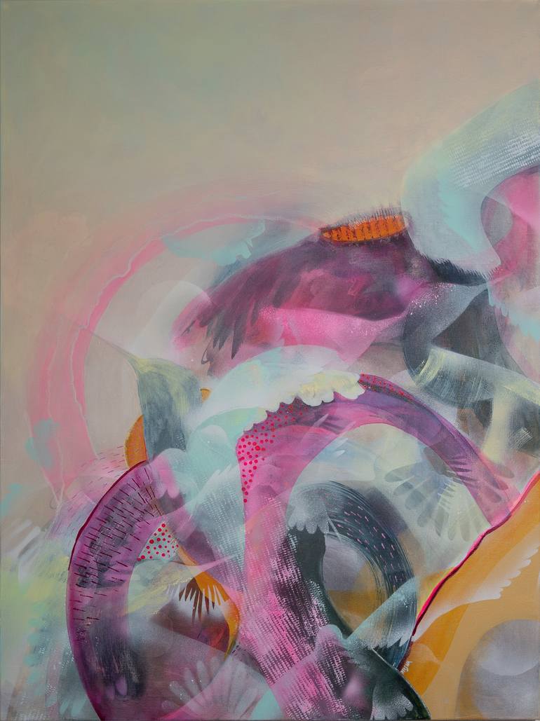 Original Abstract Expressionism Nature Paintings by Misha Cittadini