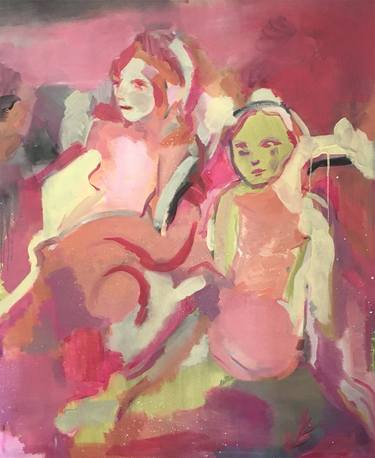 Original Abstract Expressionism Women Paintings by Mariana Edinger