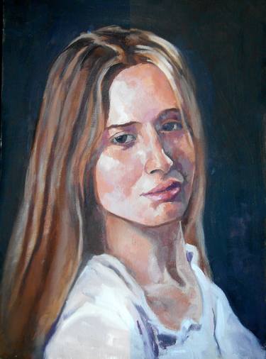 Original Figurative Portrait Paintings by Javier Prada