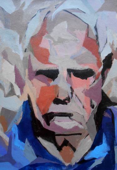 Saatchi Art Artist Javier Prada; Paintings, “Old man head on” #art