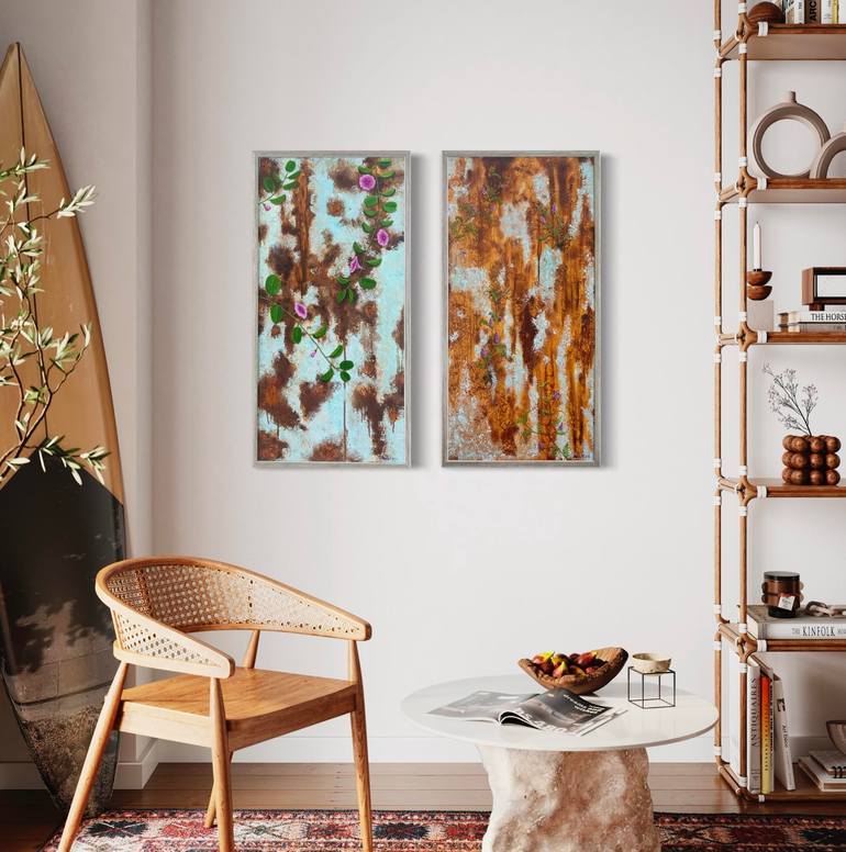 Original Abstract Painting by Maria Votek