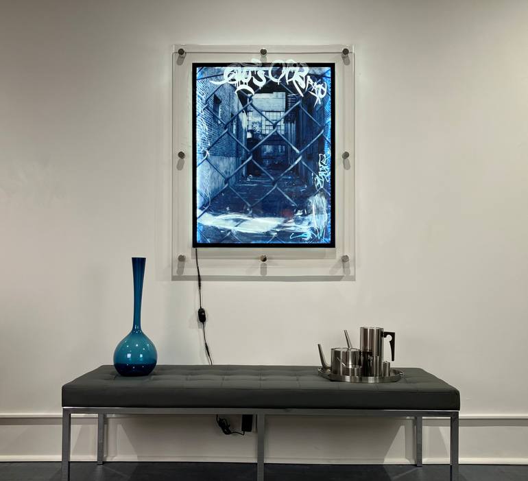 Original Contemporary Graffiti Mixed Media by Karen Brown