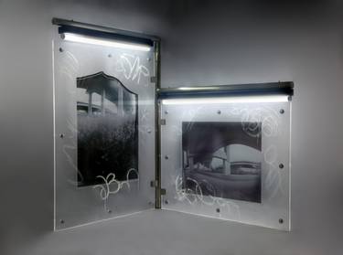 Original Contemporary Graffiti Mixed Media by Karen Brown