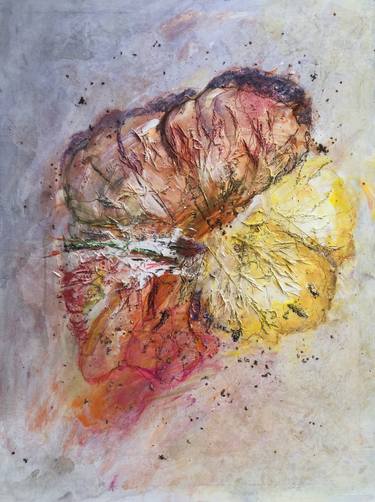 Original Figurative Botanic Mixed Media by Frans Aussems
