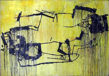 Original Abstract Expressionism Abstract Paintings by Peter Grosz