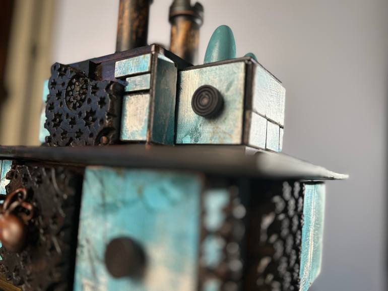 Original Abstract Geometric Sculpture by Jeff Doud