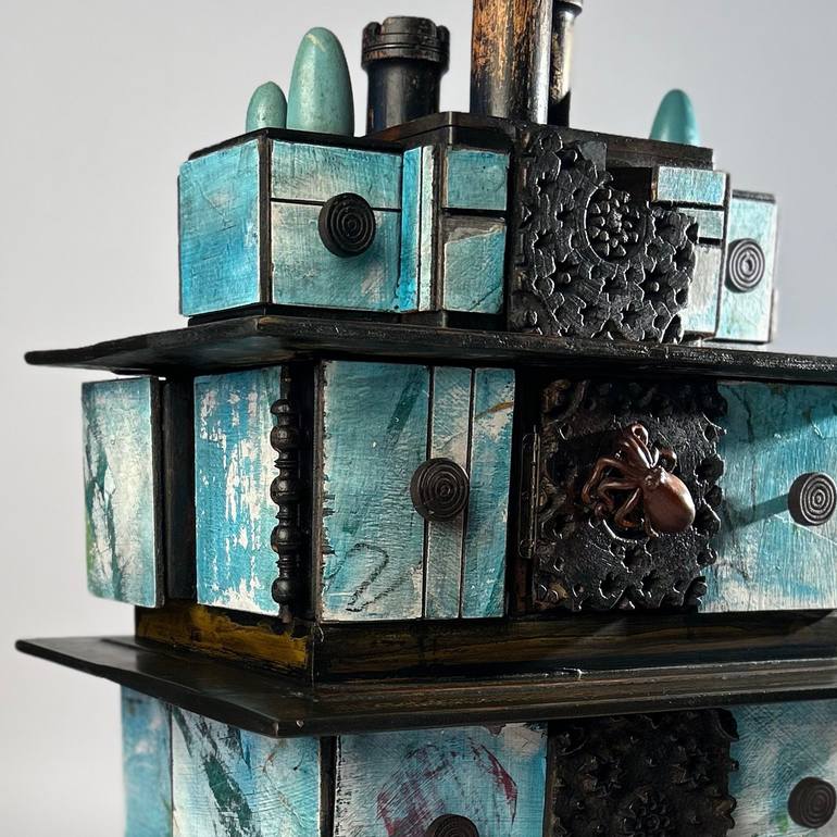 Original Abstract Geometric Sculpture by Jeff Doud