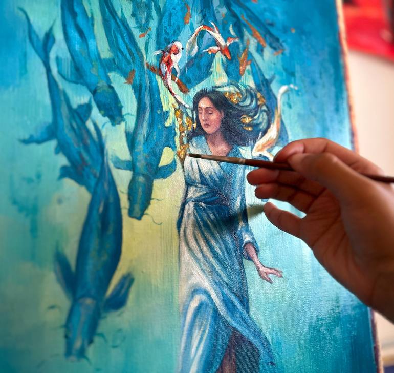 Original Conceptual Fantasy Painting by Neha Abbrar