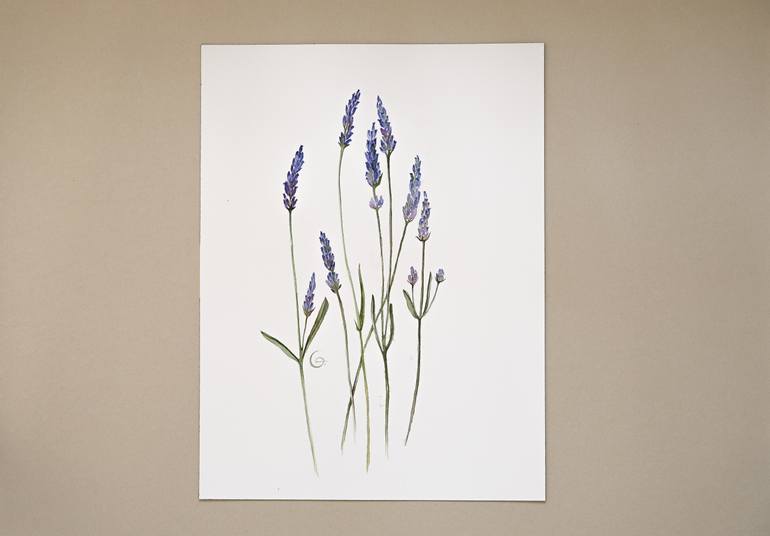 Original Contemporary Floral Painting by Botanical Art Showroom