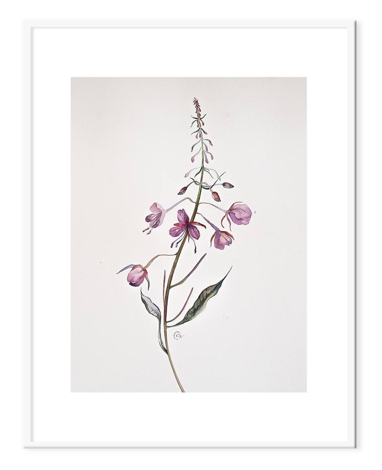 Original Conceptual Floral Painting by Botanical Art Showroom