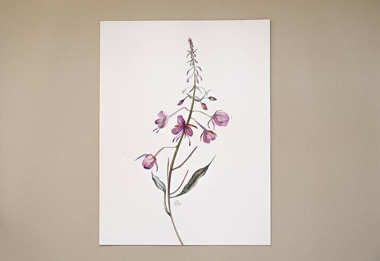 Original Conceptual Floral Painting by Botanical Art Showroom