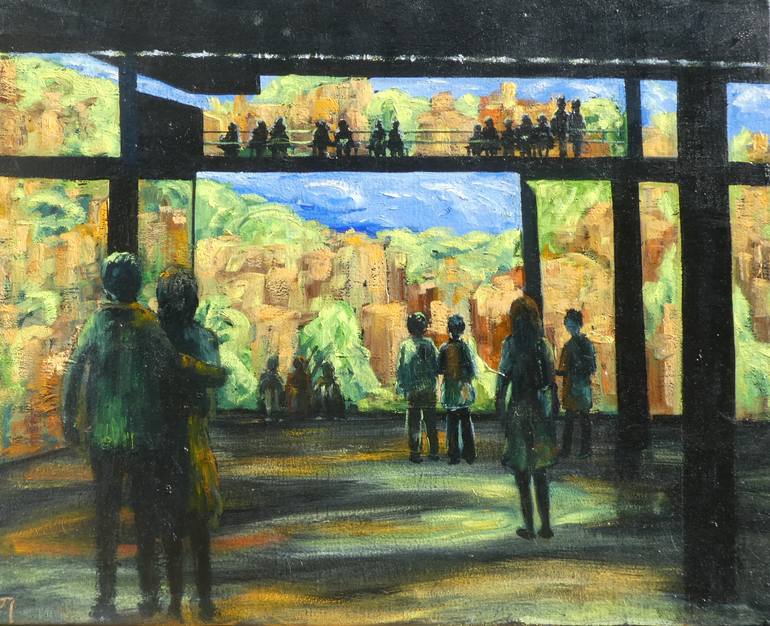 Original Performing Arts Painting by Laurence Blanchard Expressionism Art on Canvas Cezanne Exhibition at lAtelier des lumieres Paris France Original Performing Arts Painting by Laurence Blanchard Expressionism Art on Canvas Cezanne Exhibition at lAtelier des lumieres Paris France