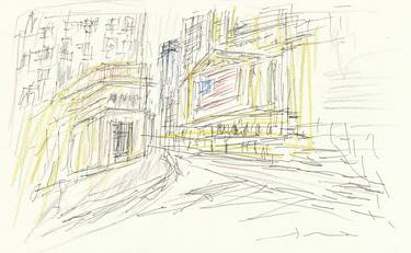 Saatchi Art Artist James Yoo; Drawings, “wall street” #art