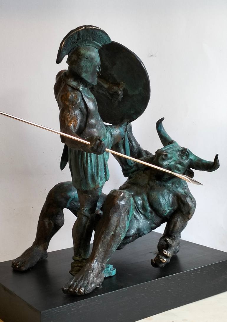 Original Figurative Classical Mythology Sculpture by Óscar Aldonza Torres