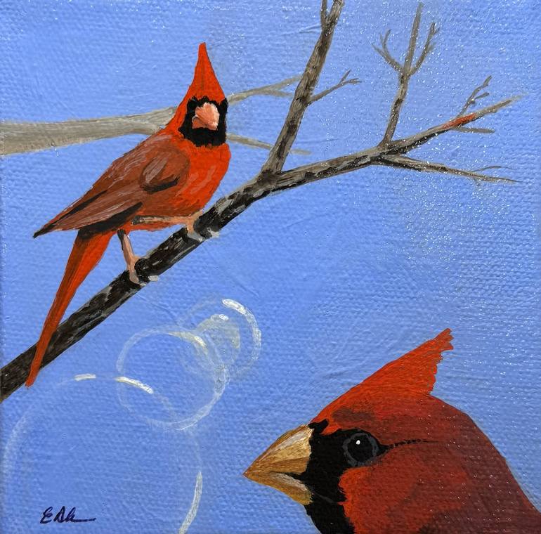 Original Realism Animal Painting by Elizabeth Allen
