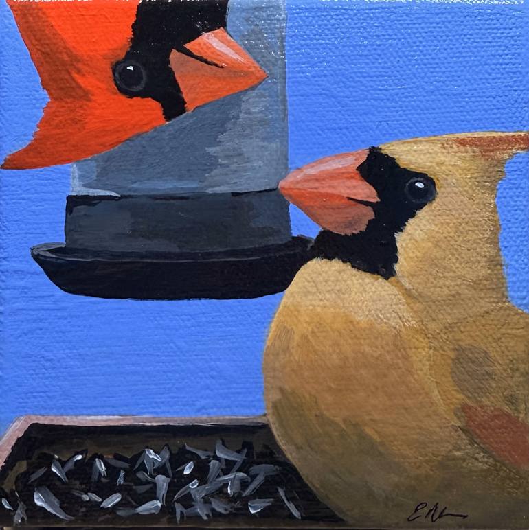 Original Realism Animal Painting by Elizabeth Allen