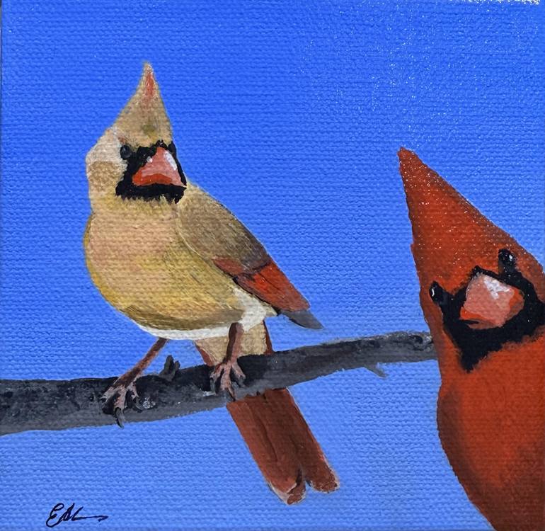 Original Realism Animal Painting by Elizabeth Allen