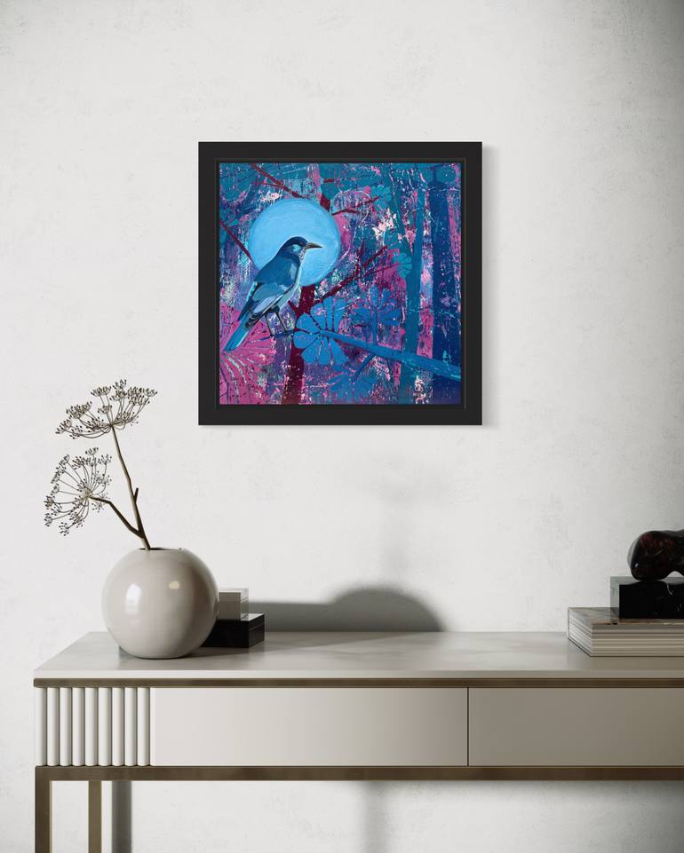 Original Abstract Animal Painting by Elizabeth Allen
