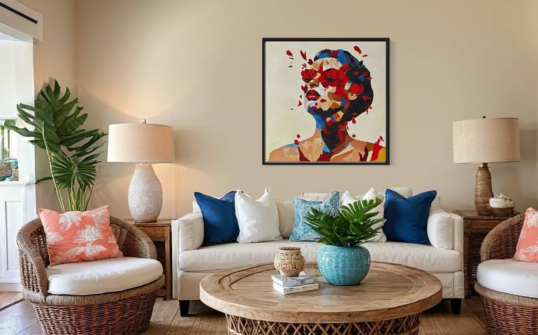 Original Abstract People Paintings by Tatiana Nemna