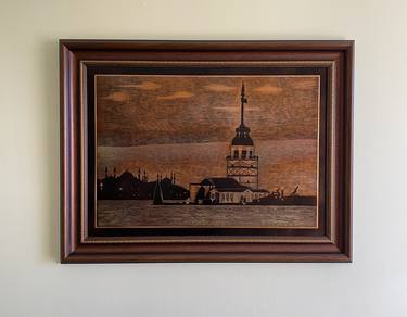 Original Impressionism Cities Drawings by Ebubekir Sağır