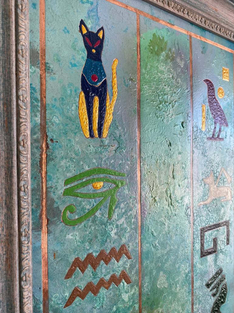 Original Folk Classical Mythology Painting by Ebubekir SağıR