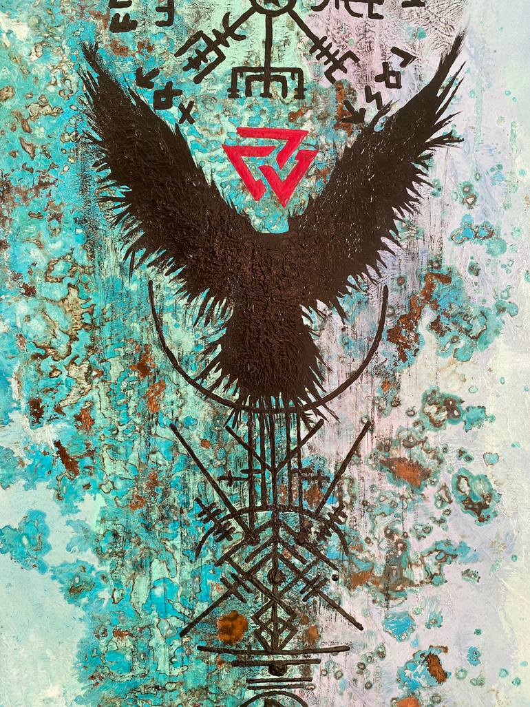 Original Folk Classical Mythology Painting by Ebubekir SağıR