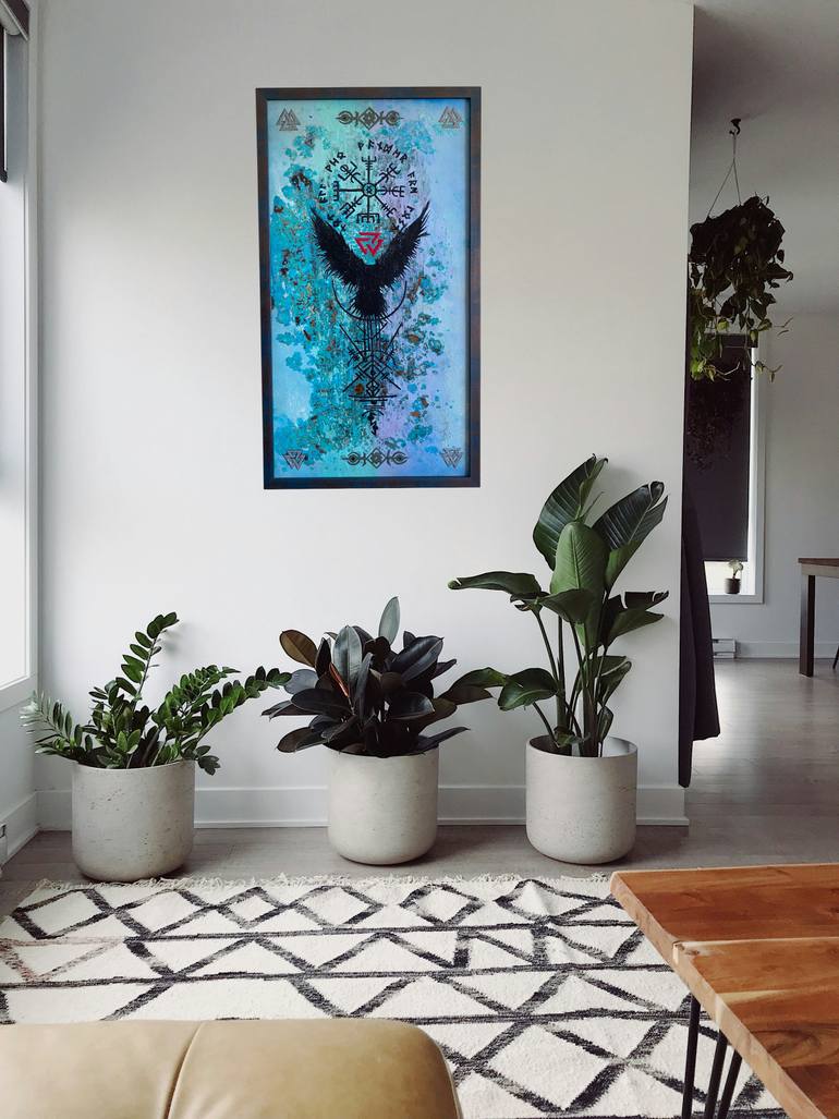 Original Folk Classical Mythology Painting by Ebubekir SağıR