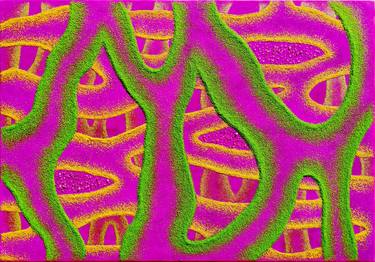 Original Conceptual Abstract Mixed Media by Alyona Voynova
