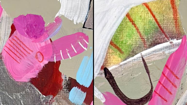 Original Abstract Painting by Bil Chamberlin