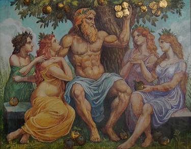 Original Classicism Classical Mythology Paintings by David Garcia Doncel
