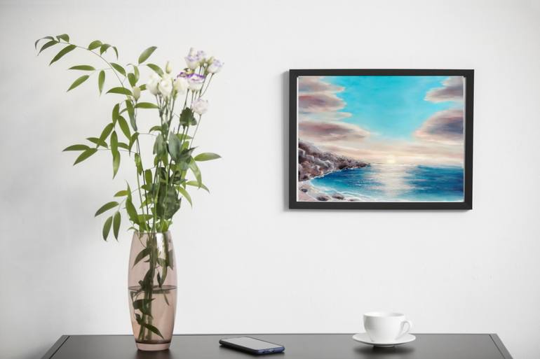 Original Contemporary Landscape Painting by Elena Georgiana Malusanu