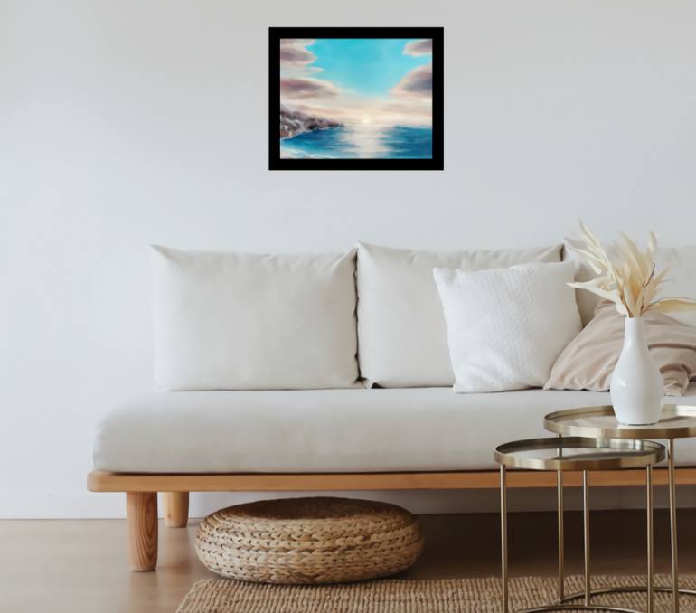 Original Contemporary Landscape Painting by Elena Georgiana Malusanu