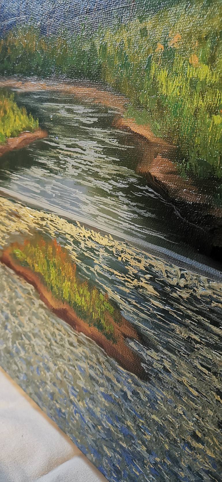 Original Realism Landscape Painting by Elena Posevkina