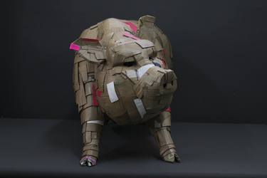 Original Art Nouveau Animal Sculpture by Cova Orgaz