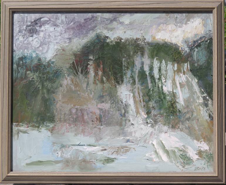 Original Abstract Landscape Painting by Stephanie Berry