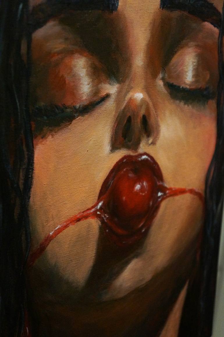 Original Contemporary Erotic Painting by Horny Art