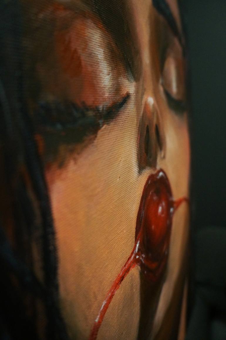 Original Contemporary Erotic Painting by Horny Art