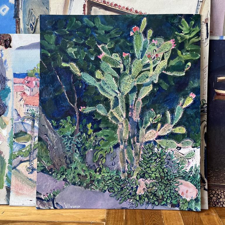 Original Impressionism Landscape Painting by Viktor Grachev