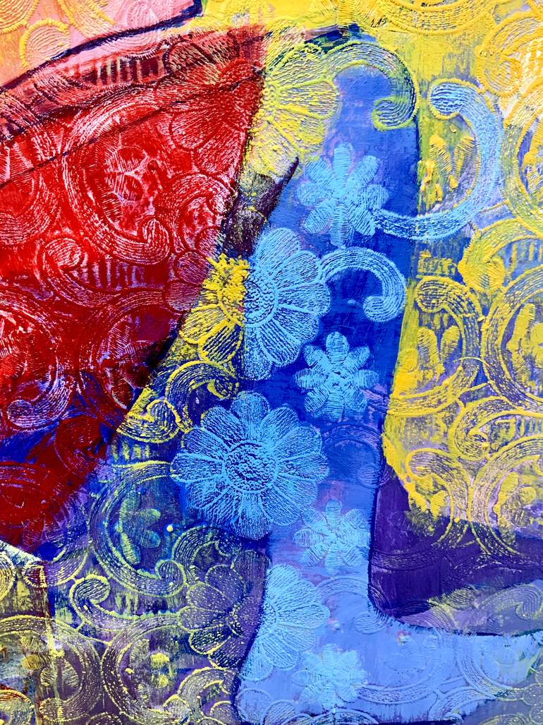 Original Expressionism People Painting by Adeodunfa Art