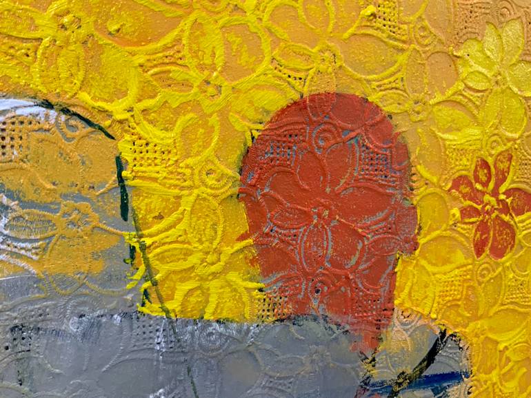 Original Impressionism People Painting by Adeodunfa Art