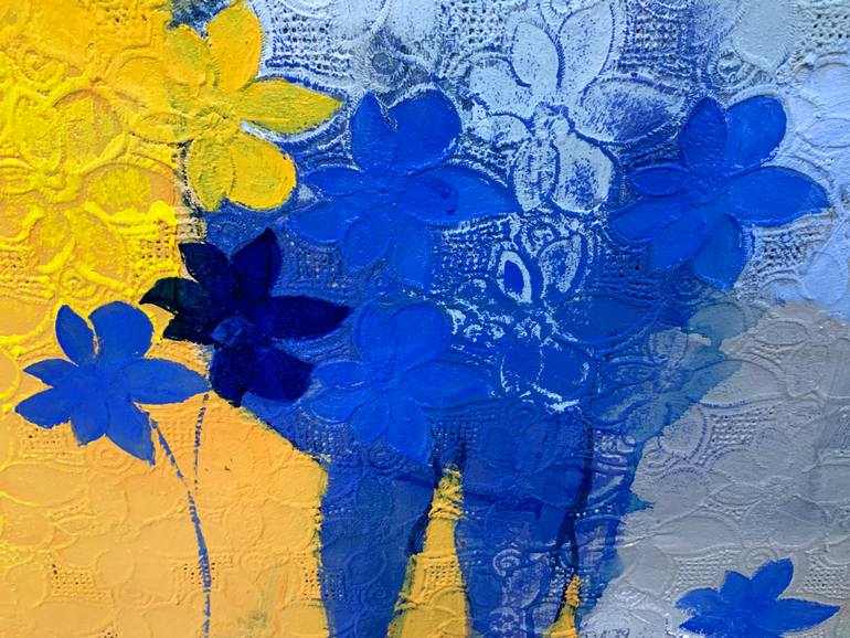 Original Impressionism People Painting by Adeodunfa Art