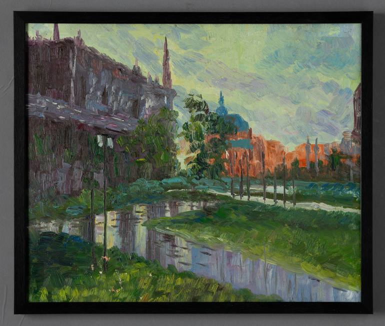 Original Contemporary Travel Painting by Muga Muga