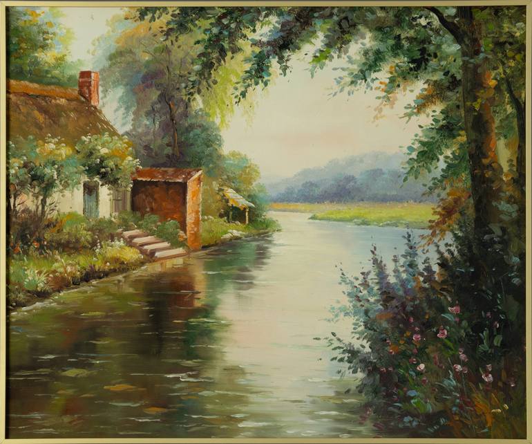 Original Contemporary Home Painting by Muga Muga
