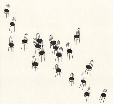 Original Contemporary Cities Drawings by Ana FláVia  Marú
