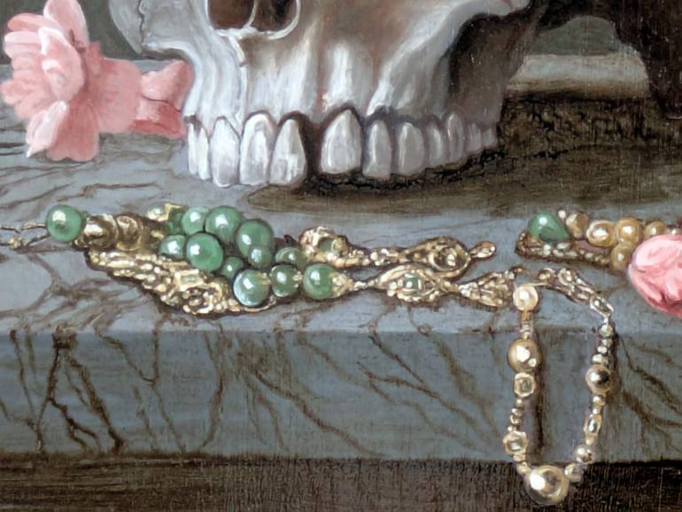 Original Baroque Still Life Painting by Gianrico Gualtieri