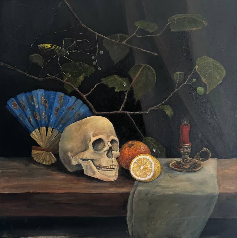 Original Classicism Still Life Painting by Lera Jeong